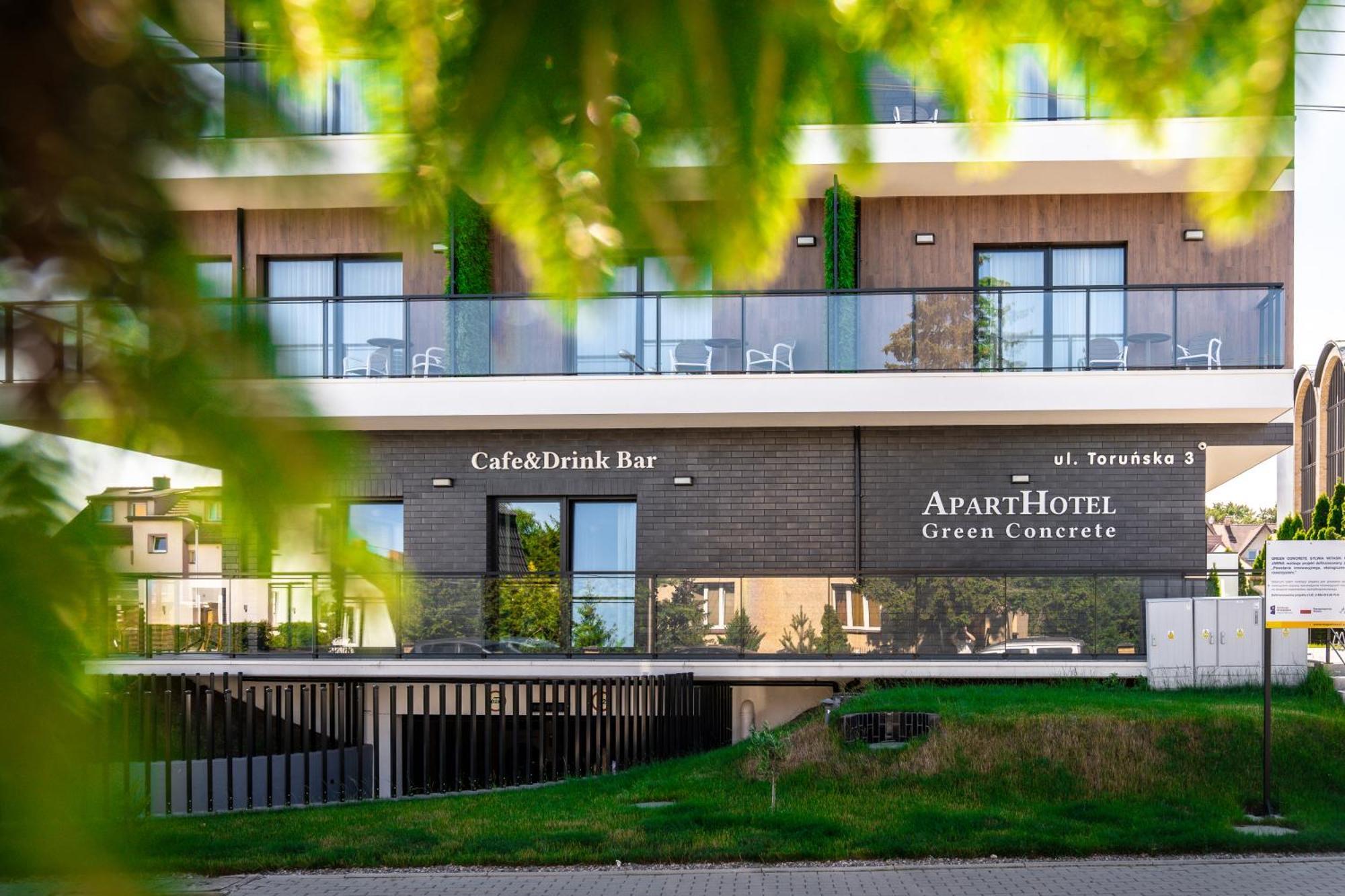 Aparthotel Green Concrete - Eko-Bus Na Plaze, Rowery I Masaze Świnoujście (Swinemünde) Eksteriør billede