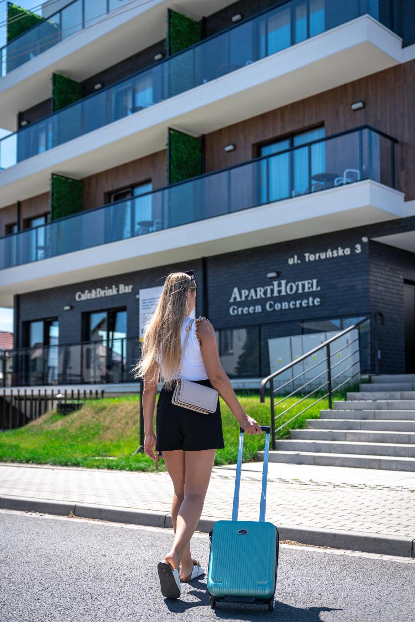 Aparthotel Green Concrete - Eko-Bus Na Plaze, Rowery I Masaze Świnoujście (Swinemünde) Eksteriør billede